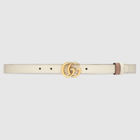 GG Marmont Reversible Skinny Belt - Picture 3 of 7